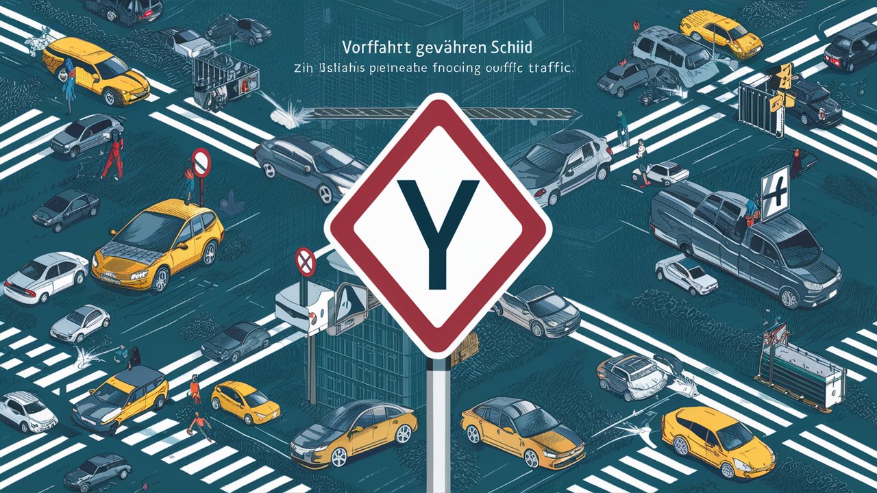 vorfahrt gewähren schild
