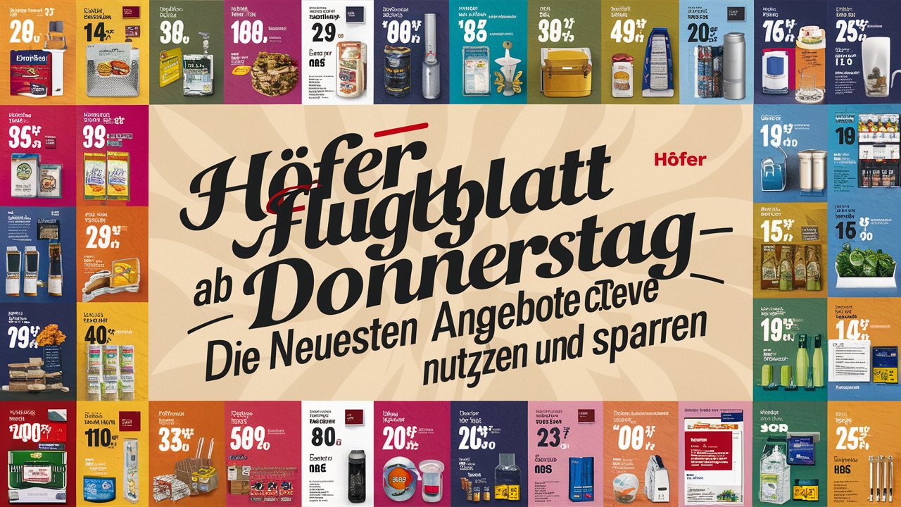 hofer flugblatt ab donnerstag