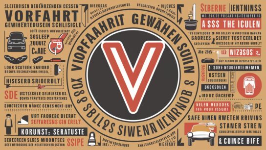 vorfahrt gewähren schild