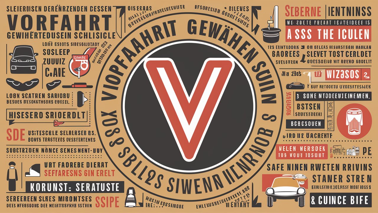 vorfahrt gewähren schild