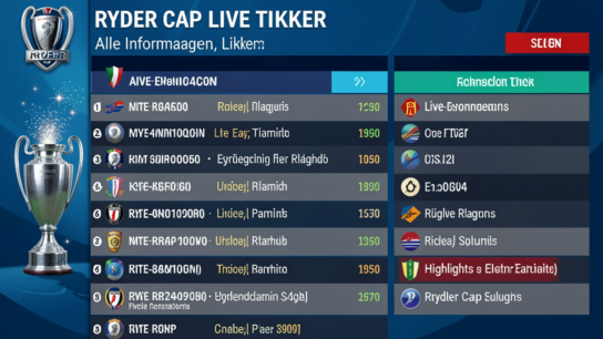 ryder cup live ticker